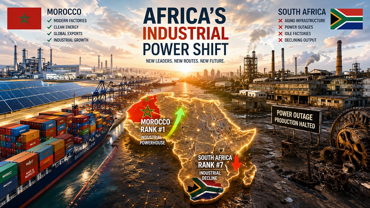 SA’s industrial slide hits the headlines – Morocco now Africa’s top industrial economy