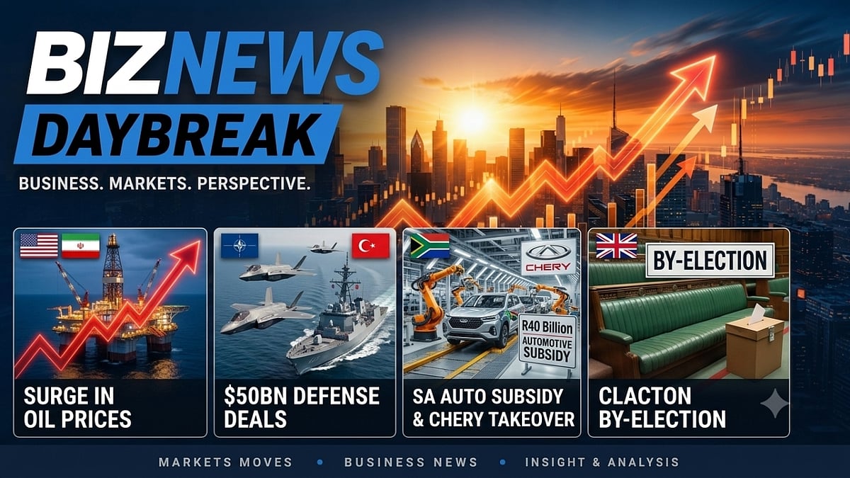 BN Daybreak: US strikes on Iran lift oil; NATO deals, SA auto subsidy; Farage quits